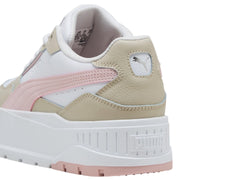 Tenis Puma Karmen II Idol Blanco y Rosa para Niña