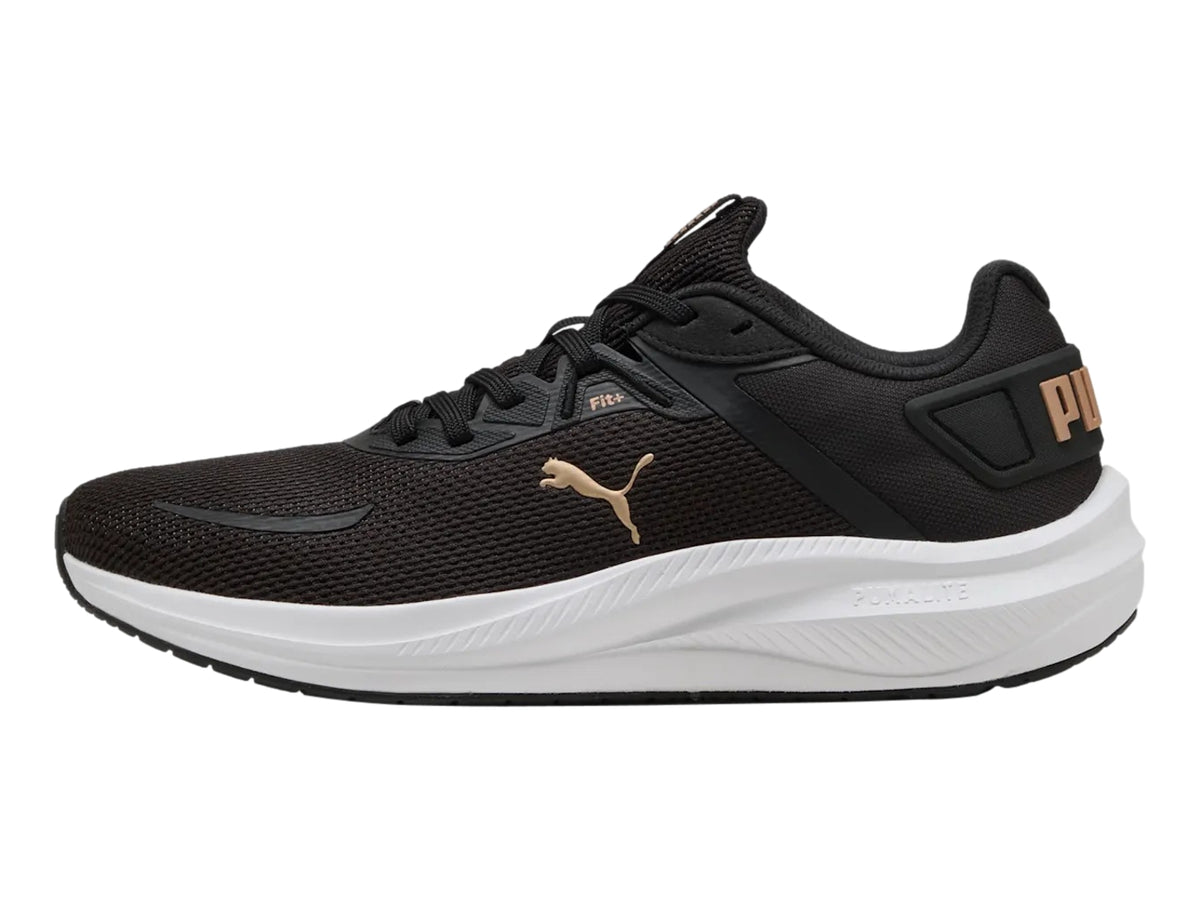 Tenis PUMA Skyrocket Lite 2 Alt Negro y Oro para Mujer
