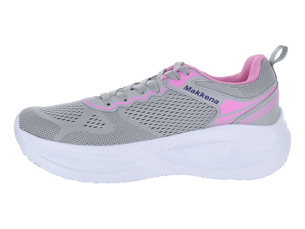 Tenis Makena Gris Rosa para Mujer