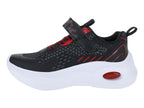Tenis Makena Negro con Rojo para Niño