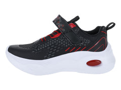Tenis Makena Negro con Rojo para Niño