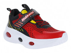 Tenis Makena Rojo Negro para Niño