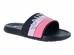 Sandalias Nautica Siren Negro y Rosa para Mujer