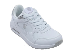 Tenis K-Swiss Maxwell V Blanco y Gris para Mujer