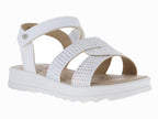 Sandalias Teen Bambino Blancas para Niña