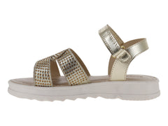 Sandalias Teen Bambino Color Oro para Niña