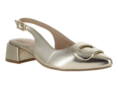 Zapatillas Tacones Luna Rosa Oro para Mujer