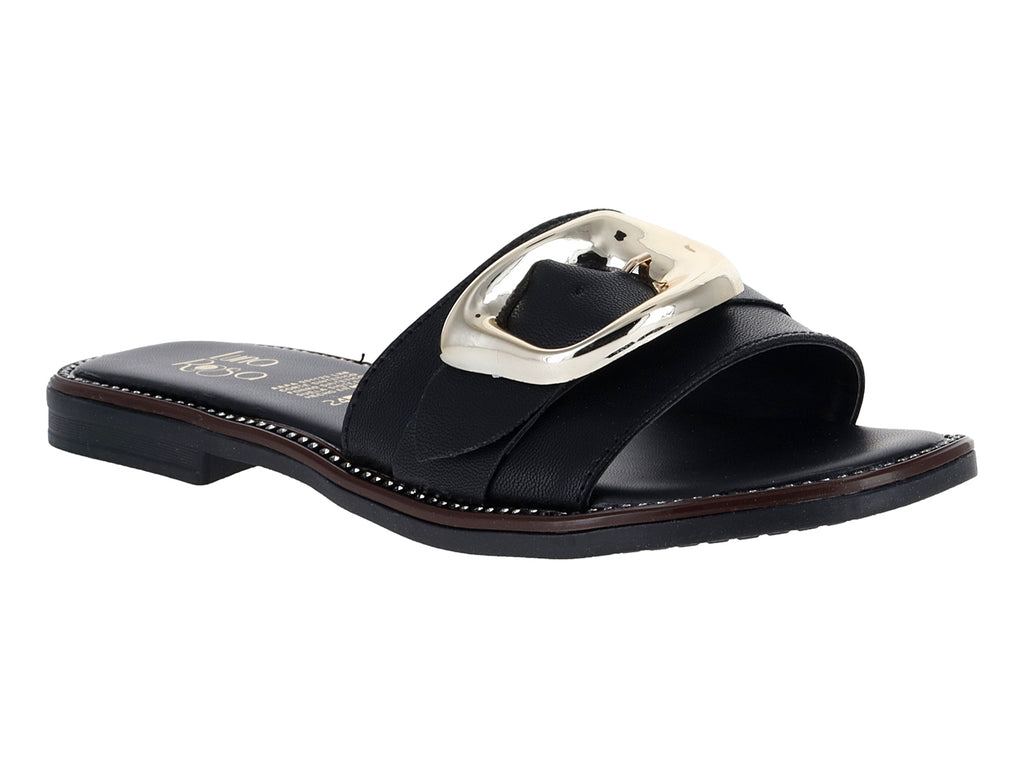 Sandalias Luna Rosa Negro para Mujer