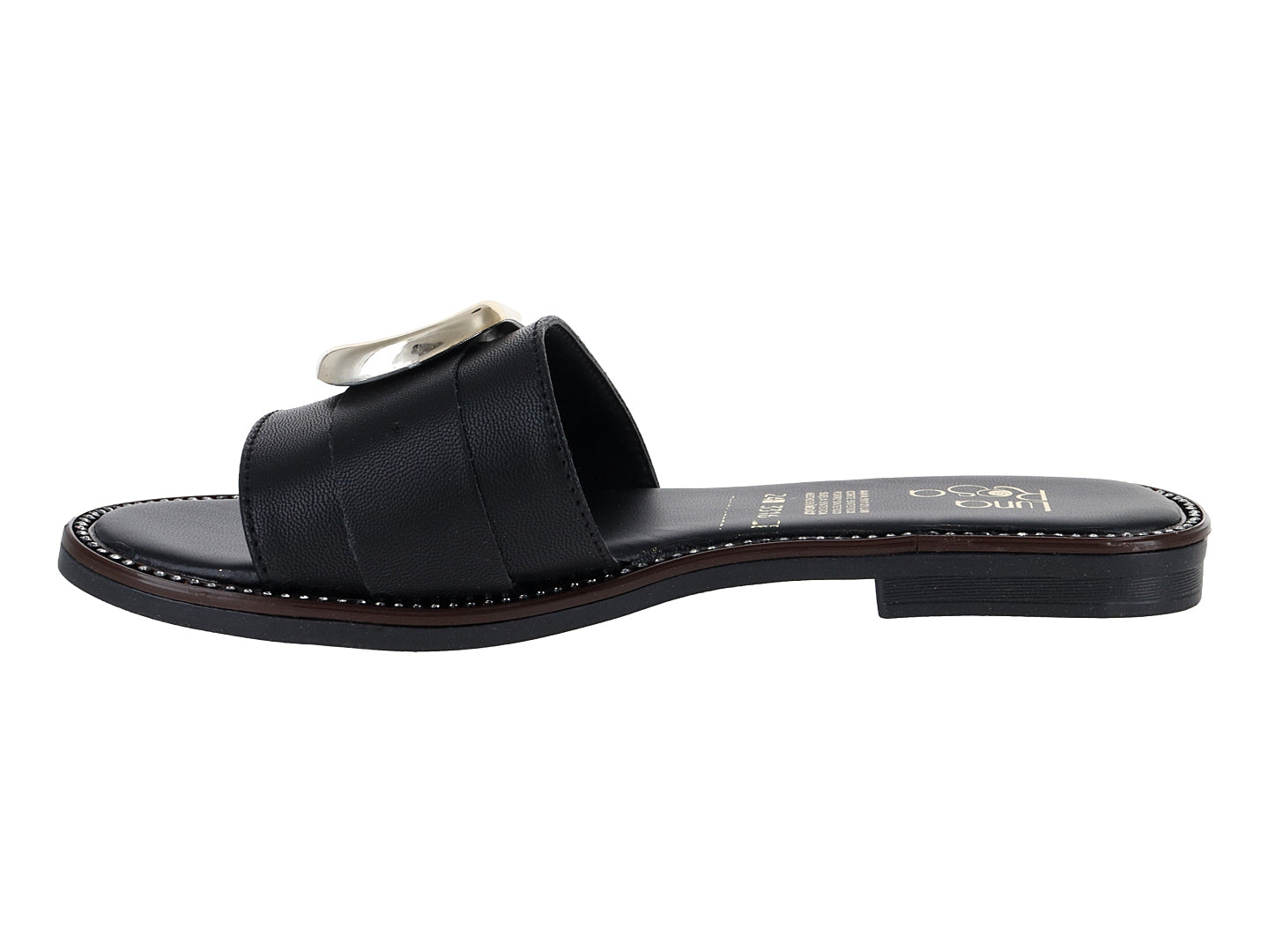 Sandalias Luna Rosa Negro para Mujer