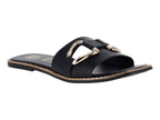 Sandalias Luna Rosa Negro para Mujer