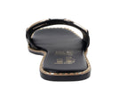 Sandalias Luna Rosa Negro para Mujer