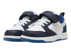 Tenis PUMA Rebound V6 Lo AC+ Blanco para Niño