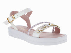 Sandalias Viris Blancas para Niña