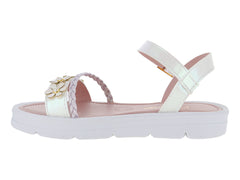 Sandalias Viris Blancas para Niña