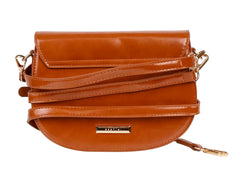 Bolso Felianna Semicircular Café para Mujer