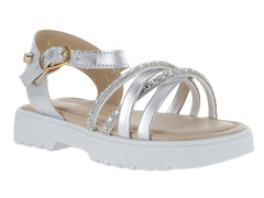 Sandalias Miroslava Plata para Niña