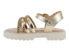 Sandalias Miroslava Oro Inglés para Niña