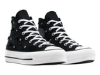 Tenis Converse Lift Platform Bows & Studs Para Mujer