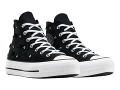 Tenis Converse CTAS Lift Platform Negro para Mujer