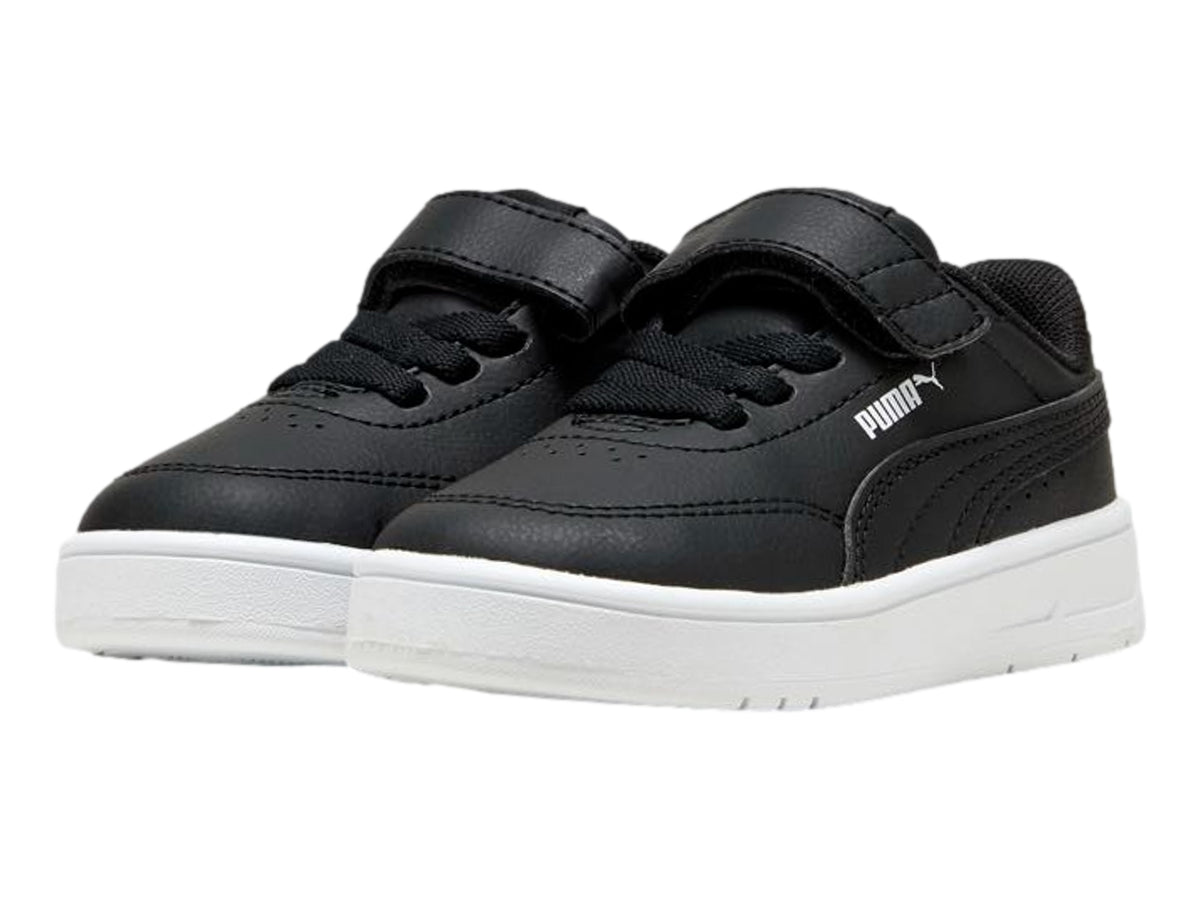Tenis Puma Court Classic Clean Negro para Niño