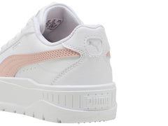Tenis Puma Carmen II Blanco y Rosa para Niña