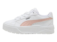 Tenis Puma Carmen II Blanco y Rosa para Niña