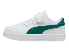 Tenis PUMA Caven 2.0 AC+ Blanco y Verde para Niño