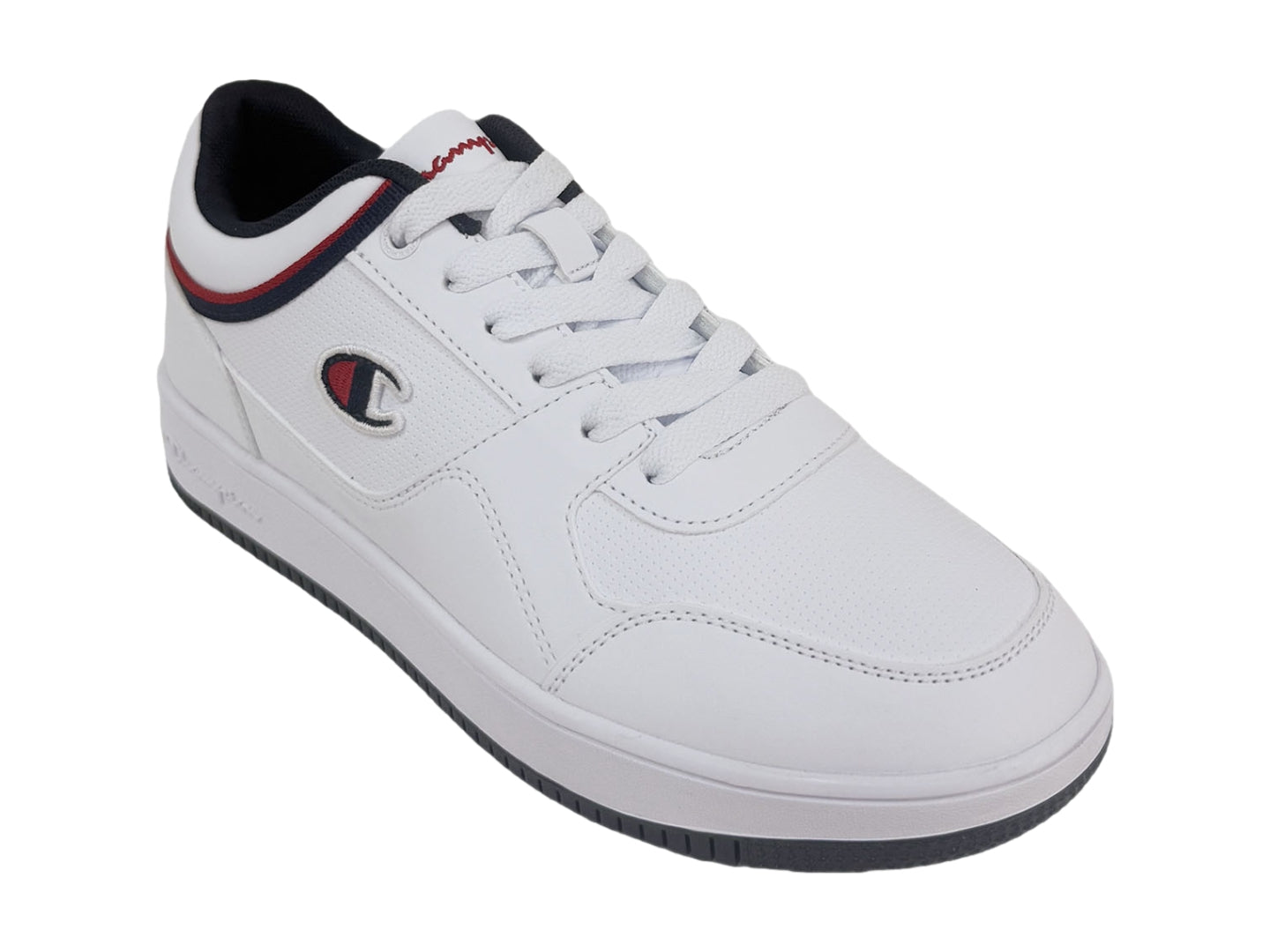 Tenis Champion Blanco con Azul y Rojo para Hombre