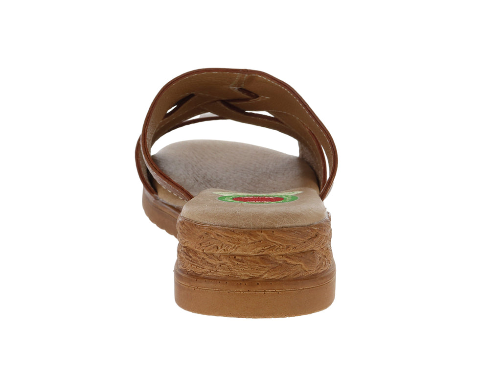 Sandalias Confort Capricho Color Brandy para Mujer