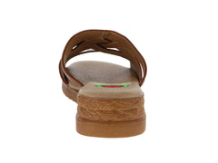 Sandalias Confort Capricho Color Brandy para Mujer