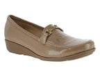 Zapatos Mocasines Capricho Taupe para Mujer
