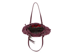 Bolsa de Hombro Cloe Tinto para Mujer