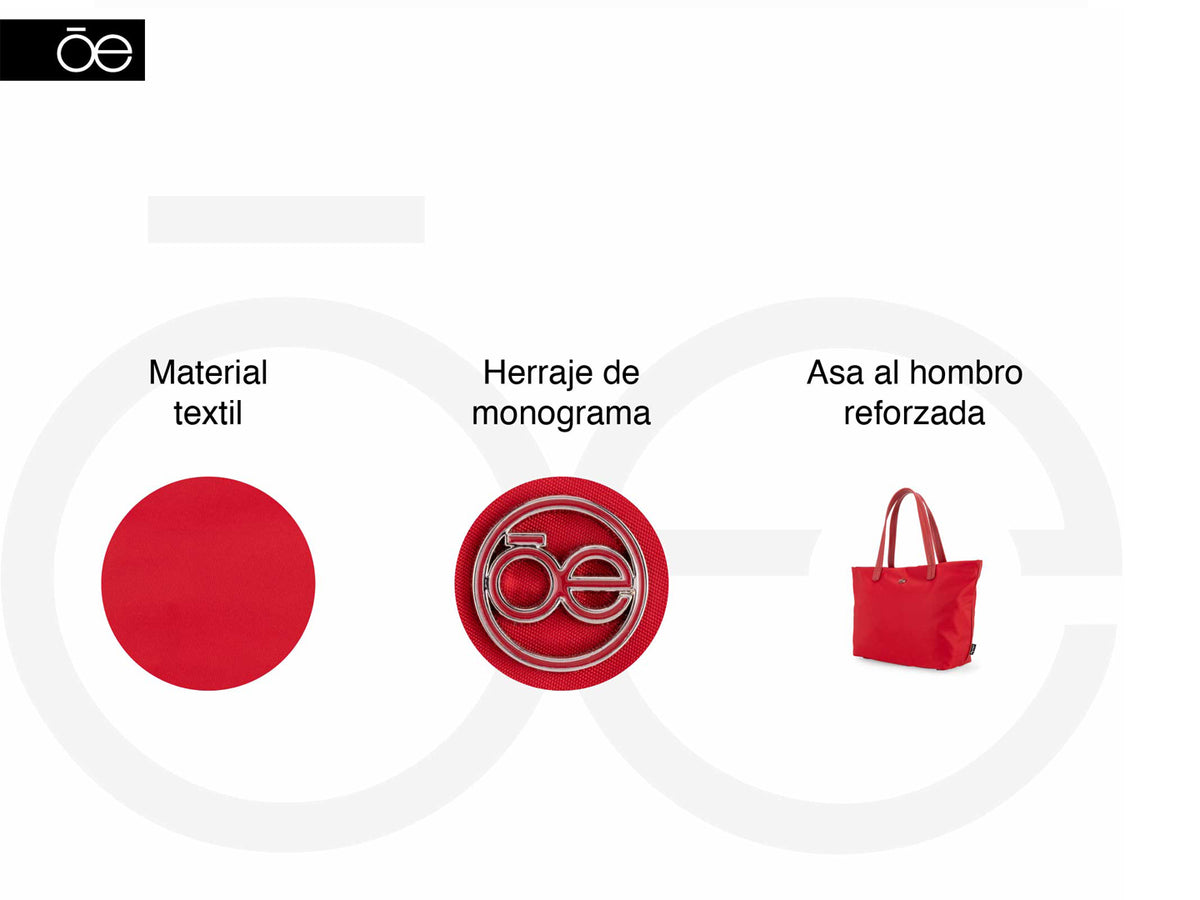 Bolsa de Hombro Cloe Rojo para Mujer