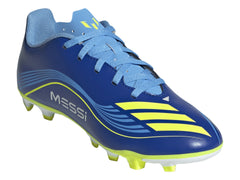 Tenis Adidas F50 Messi Club Azul y Amarillo para Niño