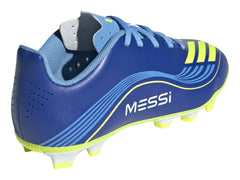 Tenis Adidas F50 Messi Club Azul y Amarillo para Niño