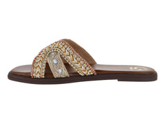 Sandalias Nomadas Café para Mujer