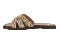 Sandalias Nomadas Café para Mujer