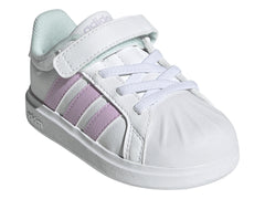 Tenis Adidas Streettalk Blanco, Lila y Menta para Niña