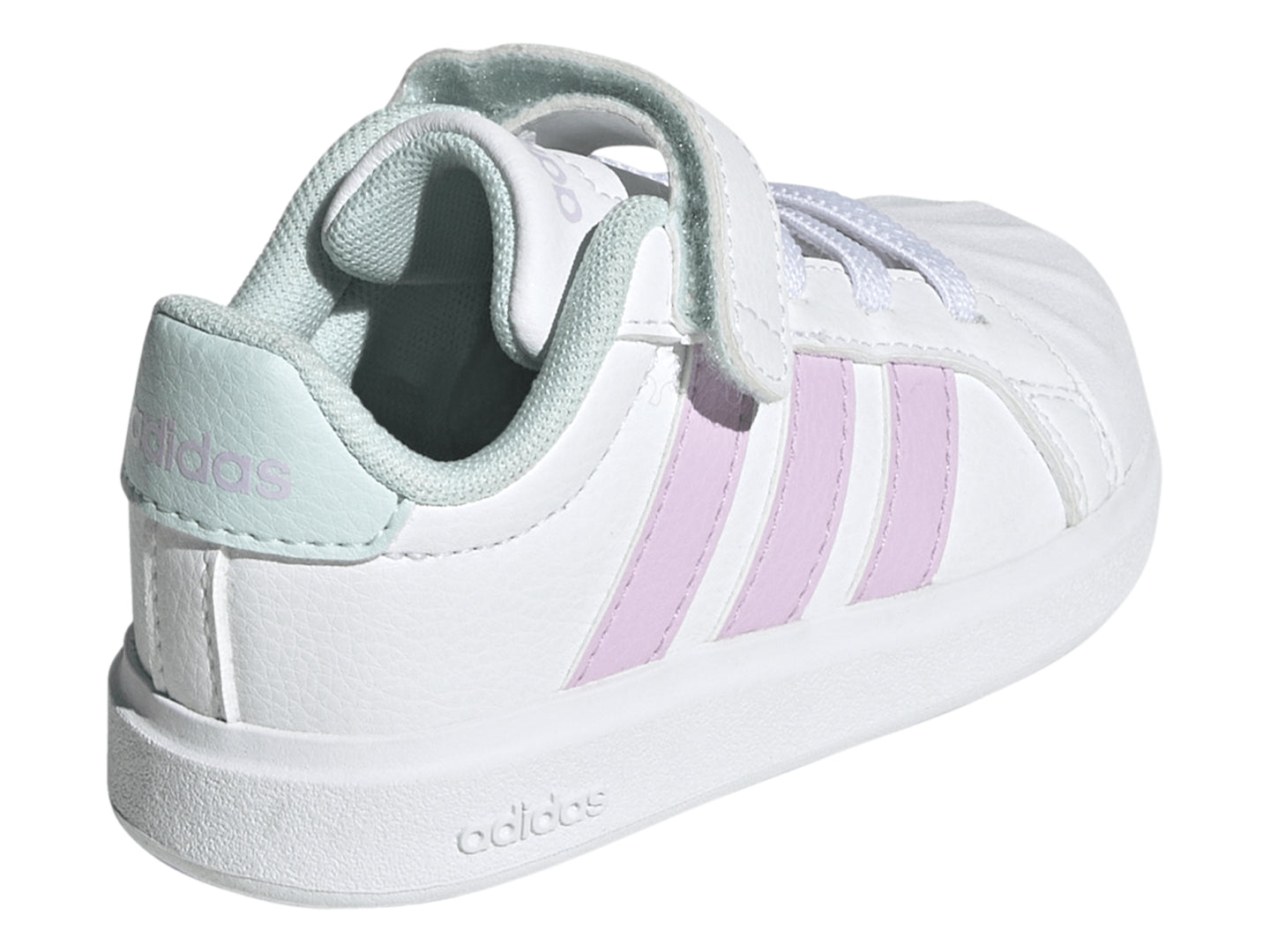 Tenis Adidas Streettalk Blanco, Lila y Menta para Niña