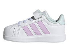 Tenis Adidas Streettalk Blanco, Lila y Menta para Niña