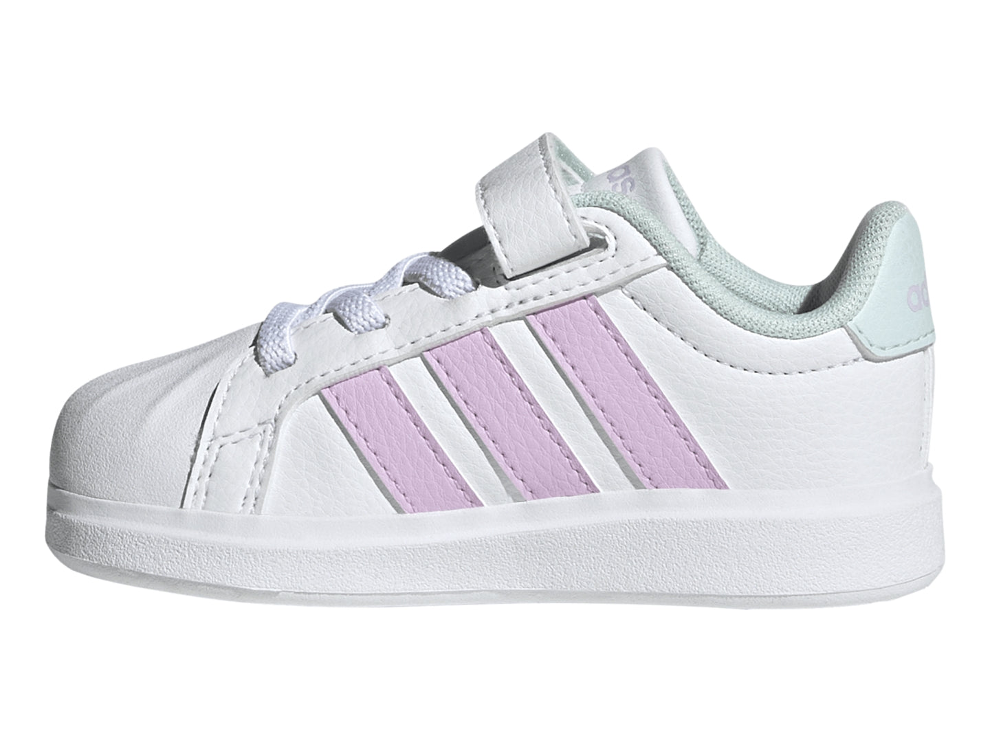 Tenis Adidas Streettalk Blanco, Lila y Menta para Niña