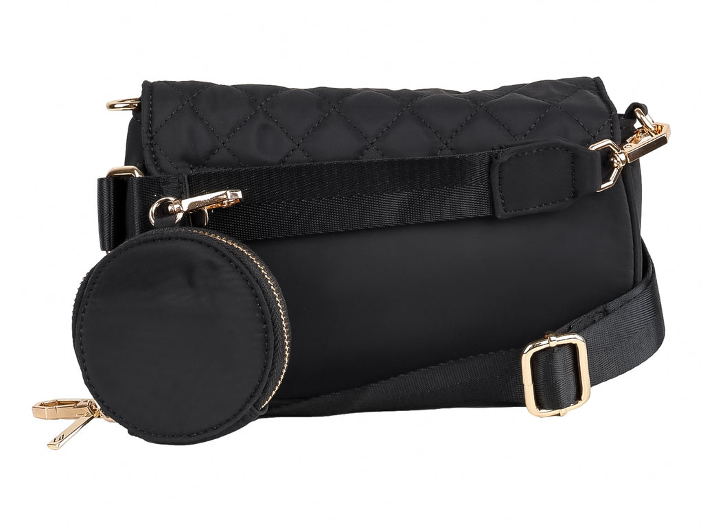 Bolsa de Hombro Carrier Roze Negro para Mujer