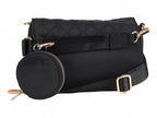 Bolsa de Hombro Carrier Roze Negro para Mujer