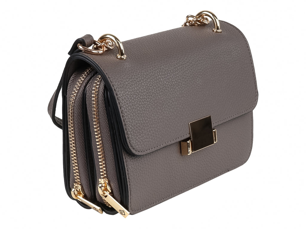 Bolsa de Hombro Carrier Gris para Mujer