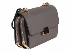 Bolsa de Hombro Carrier Gris para Mujer