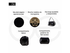 Bolsa Cloe Camel para Mujer