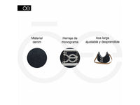 Bolsa de Hombro Cloe Negro para Mujer