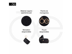 Bolsa Cloe Café para Mujer