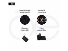 Bolsa Cloe Negro para Mujer