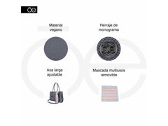 Bolsa de Hombro Cloe Beige para Mujer